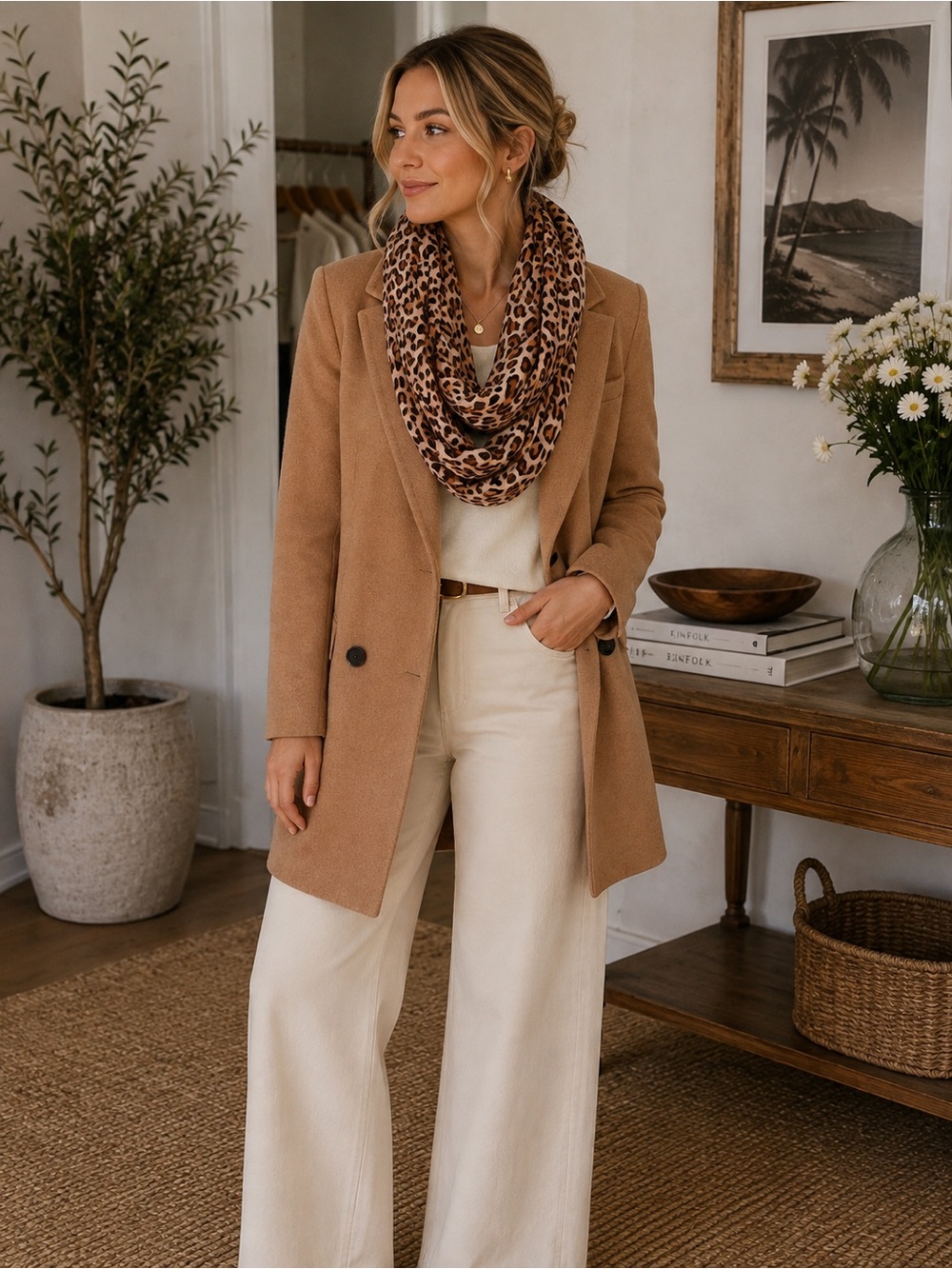 Leopard Scarf
